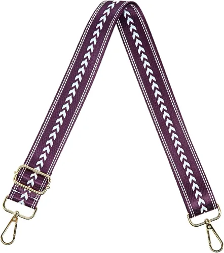 Vista 237 de S&loyoe Correas de repuesto para bolso, correa ajustable para bolsa cruzada, correas de guitarra anchas para bolsos de 1.5 pulgadas