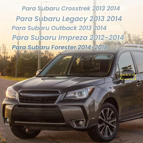 Vista 6 de Tapa de Cubierta Inferior del Espejo Retrovisor Lateral para Subaru Impreza Forester 2012-2018 91054AJ221 Izquierda