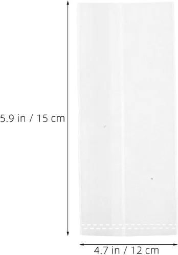 Vista 9 de 200pcs Non Woven Seedling Grow Bags, Breathable Fabric Pots