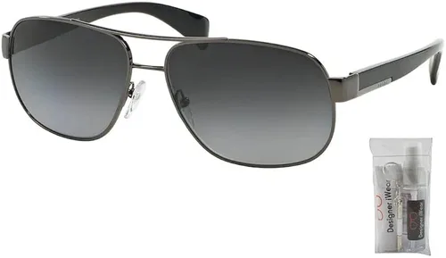Vista 2 de Prada PR52PS Pilot Sunglasses for Men BUNDLE With Designer iWear Complimentary Eyewear Kit