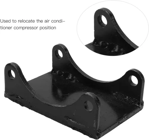 Vista 6 de 508 Kit de soporte de montaje para compresor de aire acondicionado, soporte de hierro con hardware para reemplazo e instalación del compresor de CA