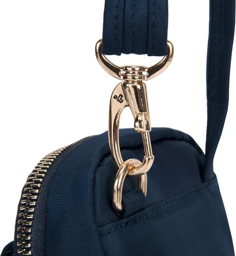 Vista 12 de Travelon Bolsa cruzada para teléfono antirrobo para mujer, Zafiro, talla única , Travelon Bolso bandolera antirrobo para teléfono