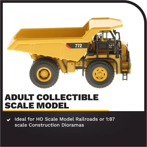 Vista 3 de Diecast Masters Caterpillar 772 Off Highway Truck HO Series Vehículo (85261)