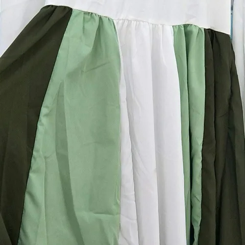 Vista 6 de Abaowedding Disfraz medieval renacentista para mujer, vestido retro gótico con mangas de trompeta