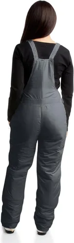 Vista 6 de Overol con peto de nieve para mujer, con aislamiento, impermeable, para esquí, snowboard (S-2XL)