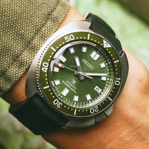 Vista 5 de SEIKO Prospex Reloj automático de buceo SPB153J1, Verde, Buzo