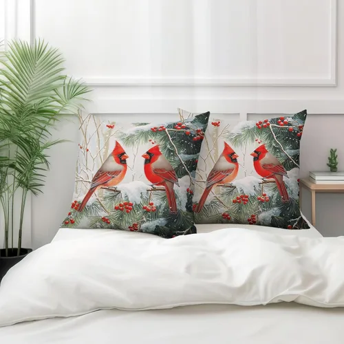Vista 186 de Juego de 2 fundas de almohada de 16 x 16 pulgadas, diseño patriótico de bandera estadounidense con estrellas para exteriores, estilo casa de campo