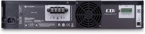 Vista 2 de Crown Amplificador de potencia CDi 1000 de dos canales, 500 vatios @ 4Ω, 70V/140V