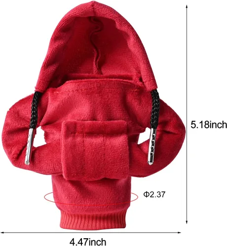 Vista 16 de Sudadera con capucha para palanca de cambios de automóvil, accesorios interiores de automóviles, camisa con capucha de moda, divertida perilla