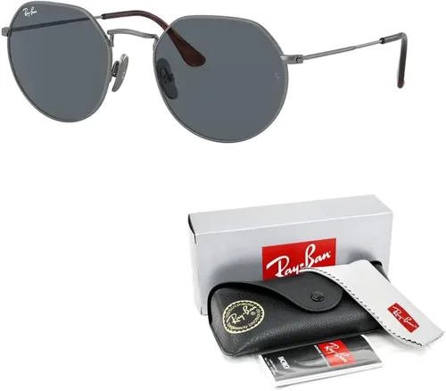 Vista 3 de Ray-Ban RB8165 - Gafas de sol irregulares para hombres y mujeres + paquete con kit de gafas de cortesía de diseñador iWear