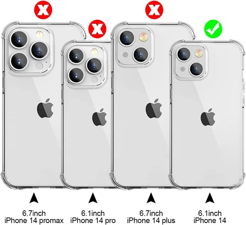 Vista 7 de Funda de teléfono con foto personalizada para iPhone 14 de 6.1 pulgadas, funda de TPU suave personalizada con absorción de golpes para iPhone 14