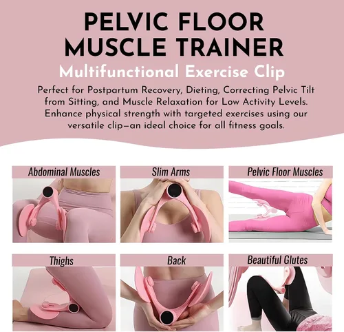 Vista 2 de Dispositivo de ejercicio de muslos para suelo pélvico, portátil, sistema Kegel, ejercitador de fortalecimiento para hombres y mujeres, músculo