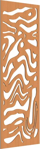 Vista 34 de 9 3/8"W x 24 3/8"H x 1/4"T Northfield Decorativos Paneles de Pared de Madera Calado, Abedul