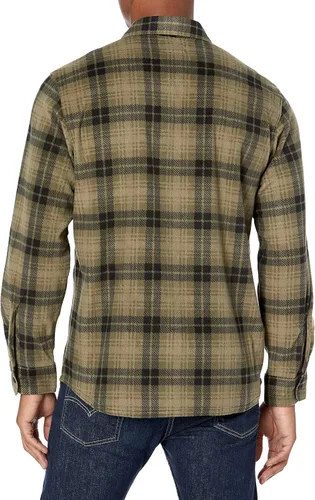 Vista 3 de Wrangler Authentics - Camisa de tela polar resistente de manga larga para hombre