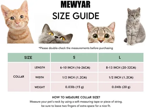 Vista 7 de Collar de gato personalizado con hebilla de seguridad desmontable - Nombre grabado y número de teléfono para gatitos macho y hembra