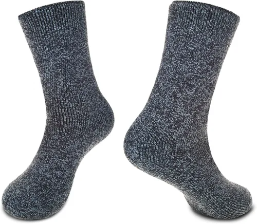 Vista 2 de HOT FEET Thermal Socks for Men 24 Pack, Extreme Cold Boots Socks -Winter Insulated Socks, Cold Weather Size 6-12.