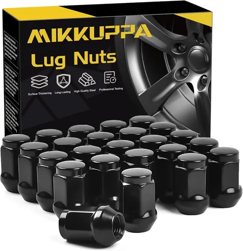 Vista 17 de MIKKUPPA M12x1.5 Tuercas para ATV - 16 piezas Tuercas de repuesto M12x1.5 Negras con hexágono de 19mm, Compatibles con Polaris Ranger XP RZR 900