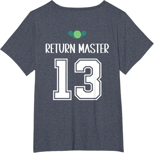 Vista 65 de Camiseta divertida del grupo de tenis de pádel para el equipo de pádel