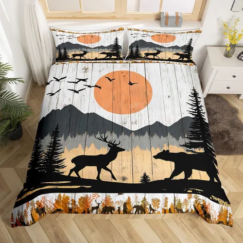 Vista 24 de American Flag Bedding Set Twin for Boys Teens Men Retro Army Green Camo Usa Flag Comforter Cover Military Camouflage Soldier Duvet Cover for Kids