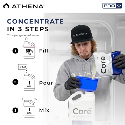 Vista 5 de Athena Pro Line - Kit de fertilizante seco de 3 partes, 2 libras con jarras