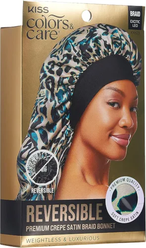 Vista 3 de Gorro reversible para el cabello Leopardo