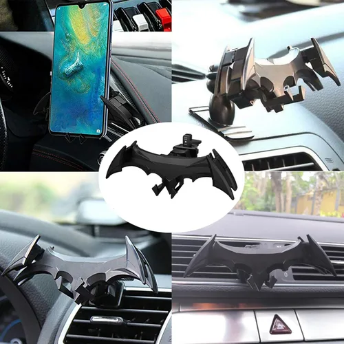 Vista 6 de Soporte para teléfono de coche, soporte para teléfono de coche, soporte universal de gravedad con bloqueo automático, manos libres