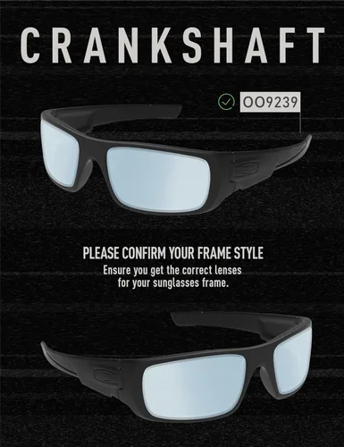Vista 3 de ToughAsNails 2 pares de lentes polarizadas de repuesto para Oakley Crankshaft OO9239 Pack