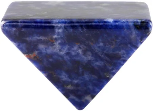 Vista 4 de SUNYIK Pirámide de piedra natural, generador de energía de punto de cristal curativo Reiki, decoración metafísica de cuarzo amatista, 1-1 1/8