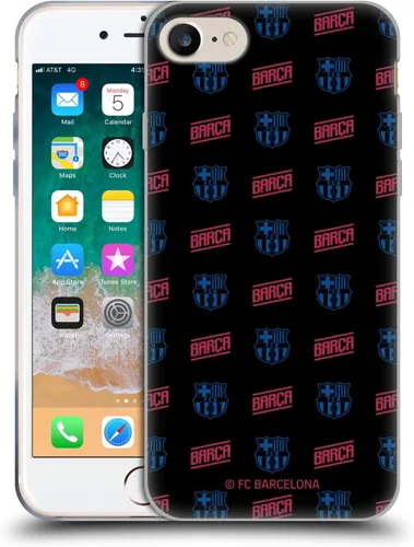 Vista 74 de Head Case Designs Funda de gel con licencia oficial del FC Barcelona con logotipo y patrón de Forca Barca [protección de grado militar] compatible