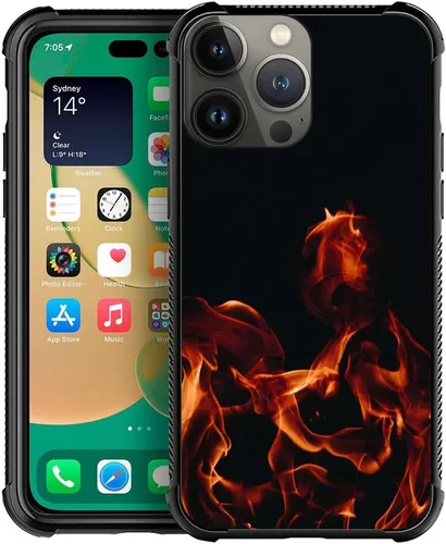 Vista 13 de CARLOCA Funda compatible con iPhone 15, increíble patrón de luz espacial nebulosa para niñas y niños, ultra protección, a prueba de golpes