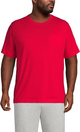 Vista 3 de Lands' End Camiseta de manga corta Super-T con bolsillo para hombre