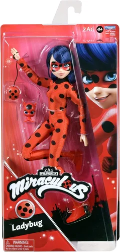 Vista 2 de Miraculous Muñeca de mariquita, color rojo