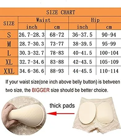Vista 3 de NINGMI Women Butt Lifter Padded Shapewear Enhancer Control Panties Body Shaper Underwear