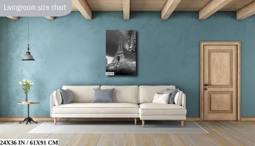Vista 6 de Eiffel Tower, Paris, France - Print/Canvas/Acrylic/Metal (Acrylic Print, 16x20 Inches)