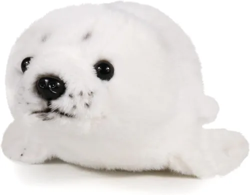 Vista 3 de Ice King Bear Baby Seal Peluche Animal Peluche Blanco 10 Pulgadas