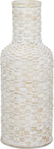 Vista 9 de Deco 79 Jarrón decorativo de madera de bambú para centro de mesa, florero para decoración del hogar, 9 x 9 x 48 pulgadas, marrón