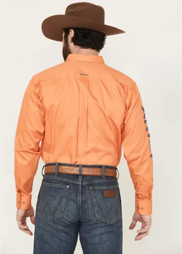 Vista 57 de Ariat Camisa de sarga con logotipo del equipo para hombre