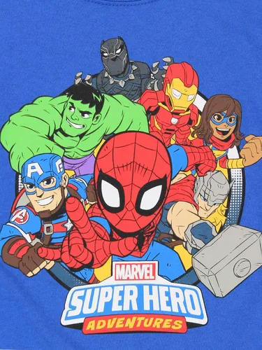 Vista 6 de Marvel Super Hero Adventures - Camiseta de manga corta para niños