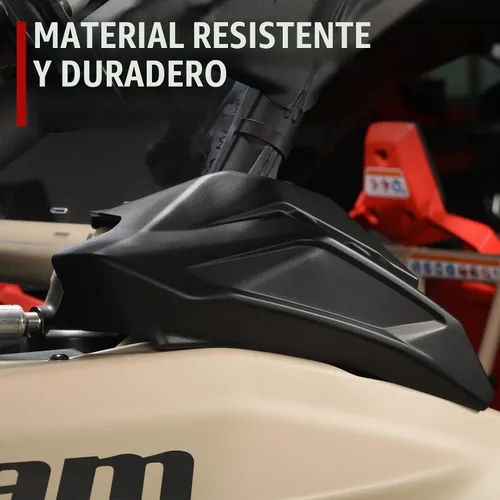 Vista 4 de Cubierta de plástico con moldura de jaula trasera X3, protector de placa de protección de pilar A & UTV PRO C para Can Am Maverick X3 / X3 Max