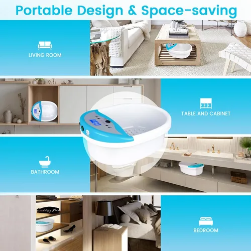 Vista 5 de LeCuag Máquina de desintoxicación iónica para baño de pies, máquina de spa de pies iónico para uso doméstico, incluye bañera de remojo de pies