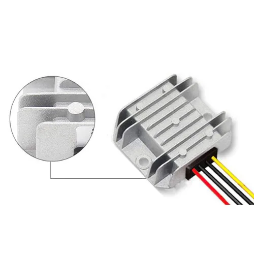 Vista 4 de Alta calidad 12V a 24V 1A convertidor de potencia DC-DC Boost Module 12V Variable 24V Booster
