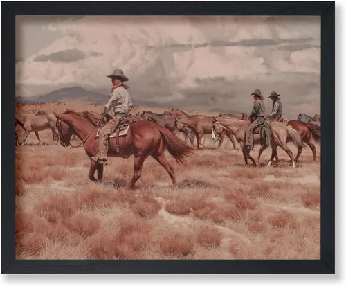 Vista 15 de Poster Master Vintage A Mexican Vaquero Print – Póster retro de vaquero – Arte occidental – Diseño de pared del salvaje oeste – Regalo para hombres