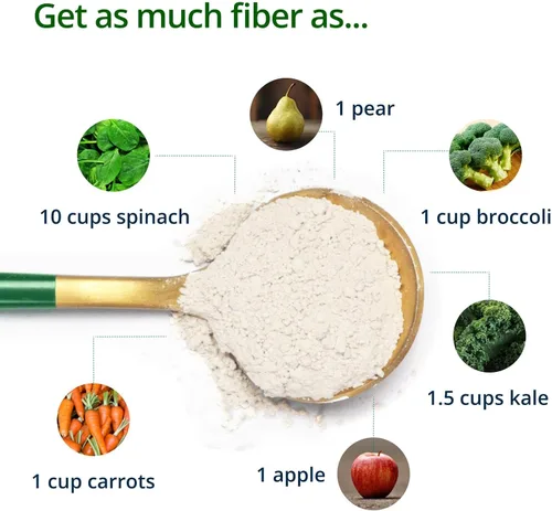 Vista 4 de Metagenics UltraFlora Fibra, Prebiótico y Probiótico - Suplemento de fibra dietética en polvo - Apoya la regularidad intestinal, el equilibrio