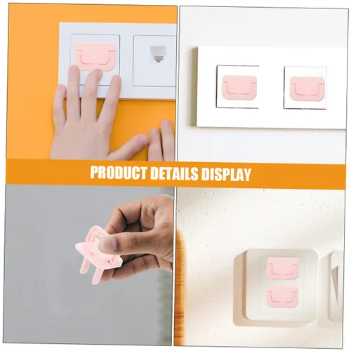 Vista 7 de Abaodam 40pcs Outlet Covers Childproof Socket Protection Insulated Design for Electrical Safety Easy to Use for Home Childproofing and Babyproofing