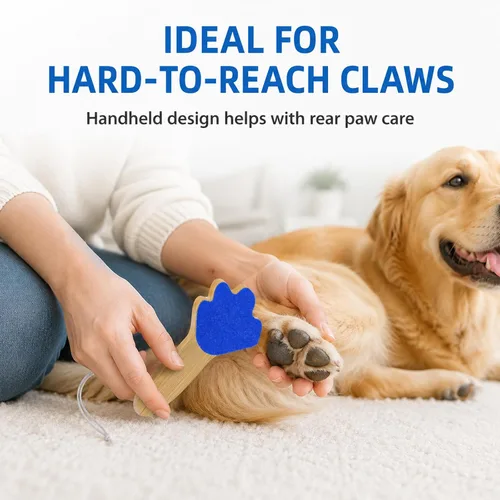 Vista 3 de Tablero de Rascado para Perros Almohadilla de Rascado para Perros Herramienta Multifuncional de Corte Alternativa a Cortaúñas Lima de Uñas