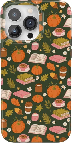 Vista 123 de Casely Funda para iPhone 14 Pro Max All Boo'd Up Fantasma púrpura Compatible con MagSafe Diseño clásico ultrafino