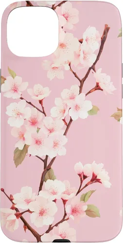 Vista 9 de Japanese Cherry Blossom Floral Flower Pattern Pastel Pink Case for iPhone 17