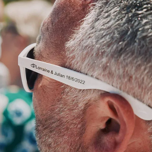 Vista 5 de Gafas de sol personalizadas a granel para fiesta de boda, regalos para regalos de novia