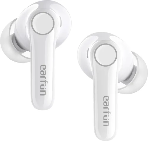 Vista 10 de EarFun Air Pro 4 Auriculares inalámbricos con cancelación de ruido híbrida adaptativa, sonido Qualcomm Snapdragon, aptX™ sin pérdida, 6 micrófonos