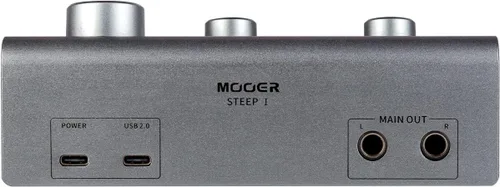 Vista 3 de MOOER Interfaz de audio Steep(I) para grabación profesional, Stero Soud con puertos de audio de 24 bits/192 Khz y 2 conectores Tpye-C, 2 conectores